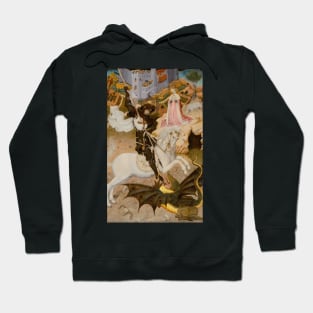 Saint George and the Dragon Medieval Painting Hoodie